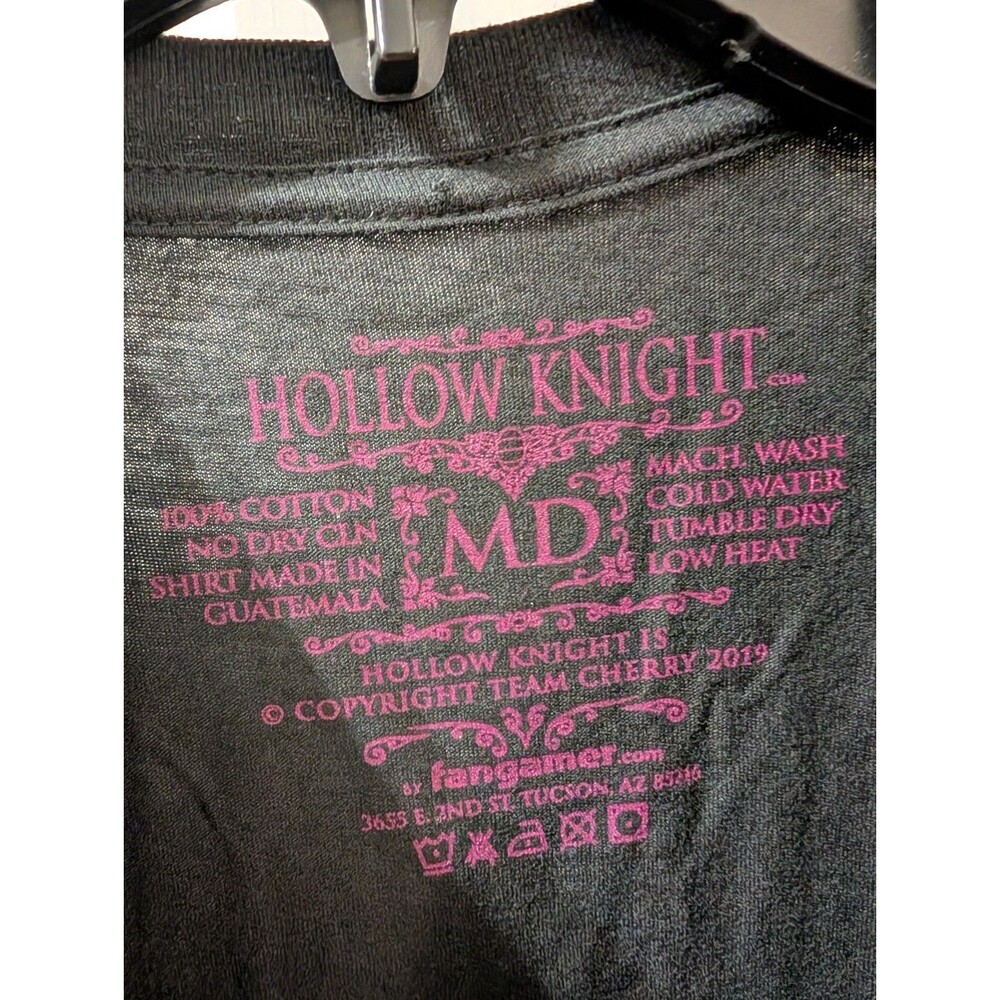 Hollow Knight T Shirt Mens Medium Black Graphic Team Cherry Fangamer Gaming Tee - Picture 5 of 8